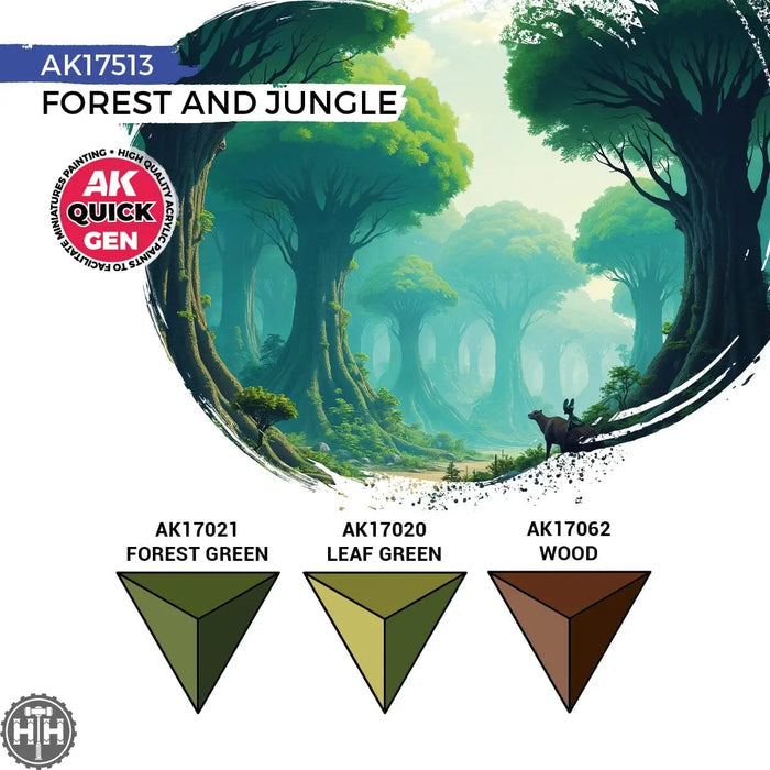 Ak17513 Forest & Jungle (Quick Gen Set) AK Quick Gen AK Interactive