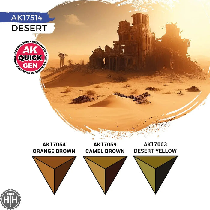Ak17514 Desert (Quick Gen Set) AK Quick Gen AK Interactive