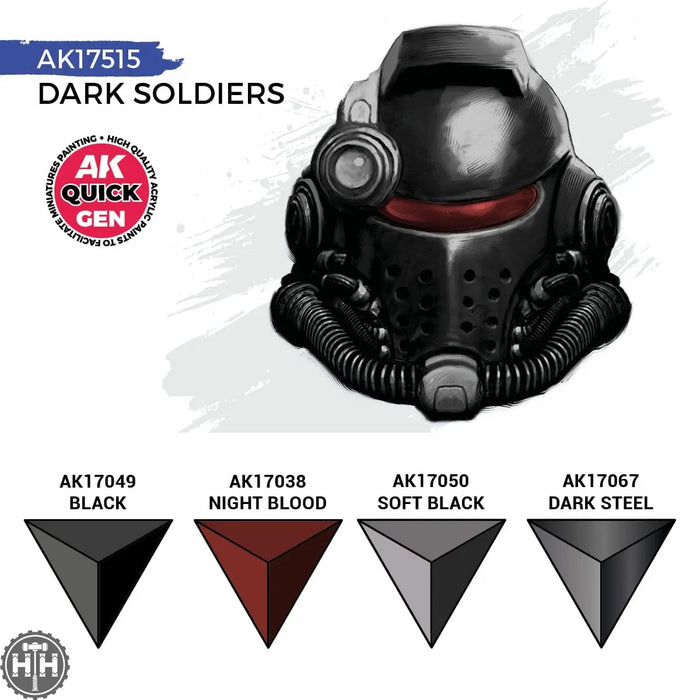 Ak17515 Dark Soldiers (Quick Gen Set) AK Quick Gen AK Interactive