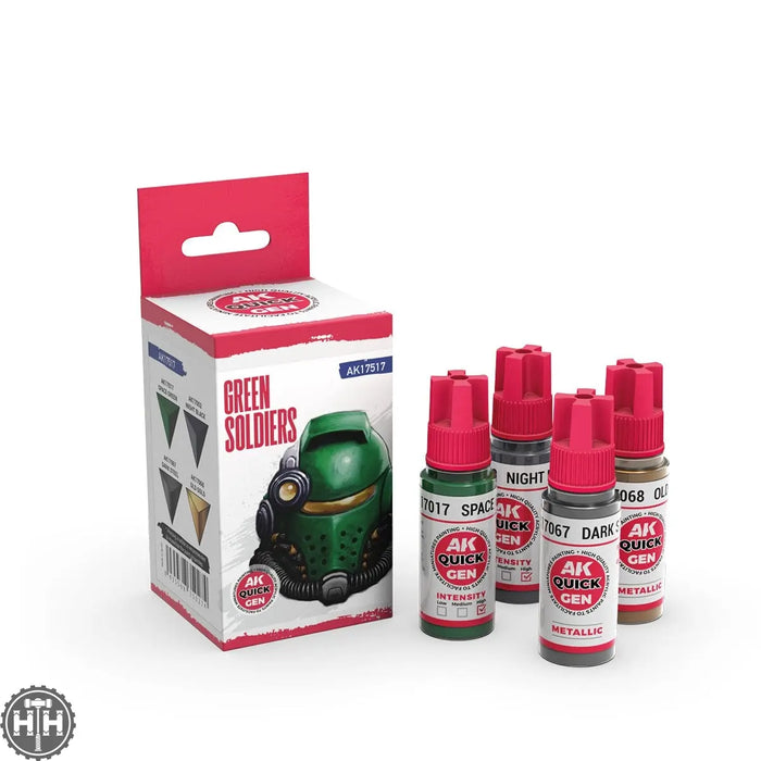 Ak17517 Green Soldiers (Quick Gen Set) AK Quick Gen AK Interactive