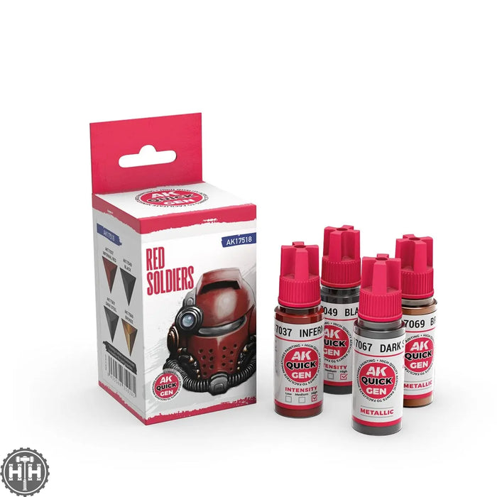 Ak17518 Red Soldiers (Quick Gen Set) AK Quick Gen AK Interactive