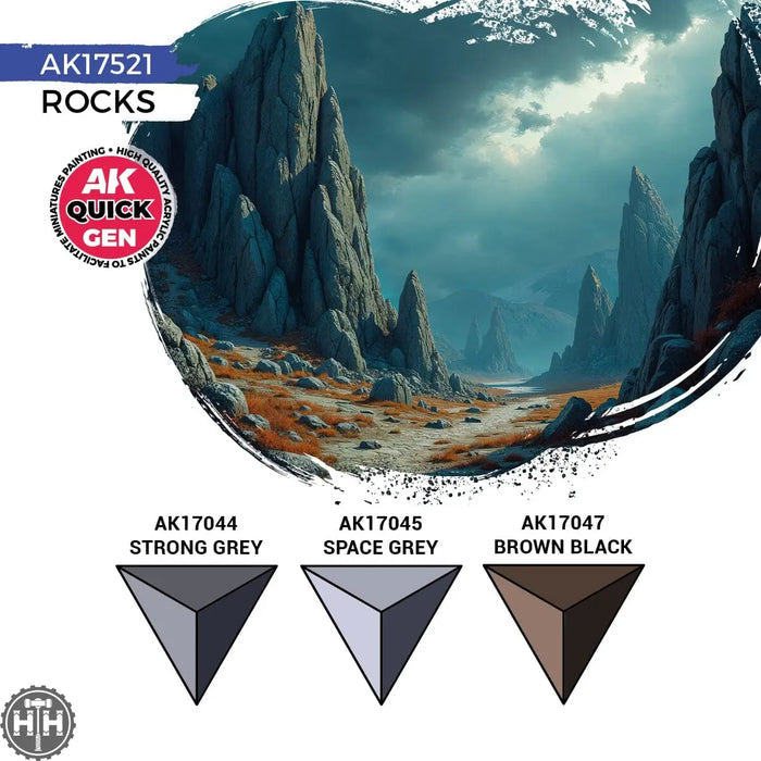 Ak17521 Rocks (Quick Gen Set) AK Quick Gen AK Interactive