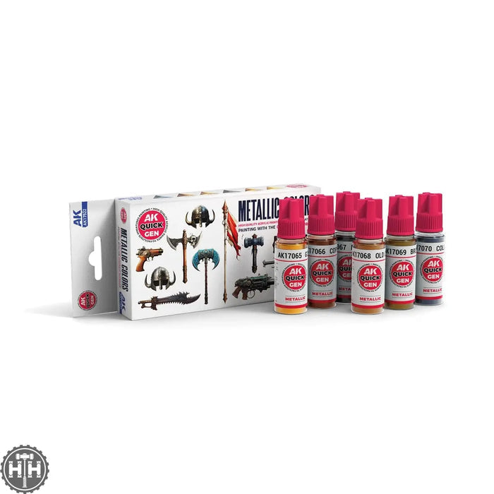 Ak17522 Metallics (Quick Gen Set) AK Quick Gen AK Interactive