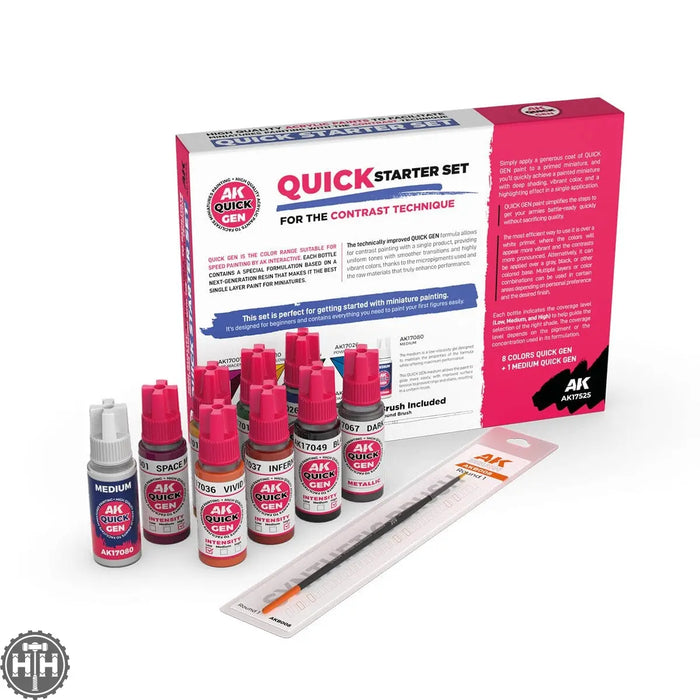 Ak17525 Quick Starter (Quick Gen Set) (1 Brush) AK Quick Gen AK Interactive