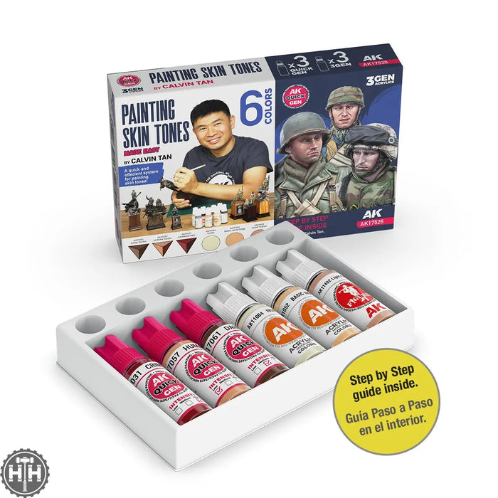 AK17526 Painting Skin Tones Set AK Interactive