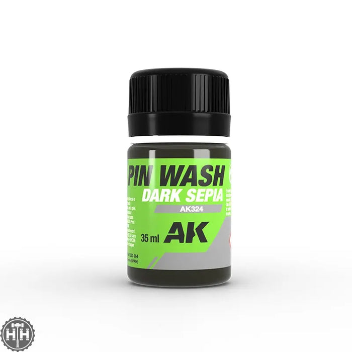 AK324 Dark Sepia PIN WASH 35ml AK Interactive