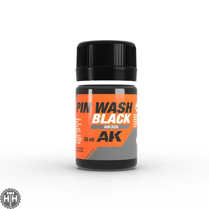 AK326 Black PIN WASH 35ml AK Interactive