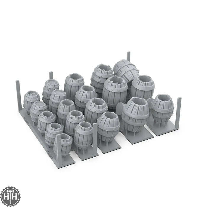AKBIT0011 Wood Barrels AK Interactive
