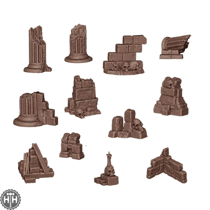 AKBIT0012 Village Ruins AK Interactive