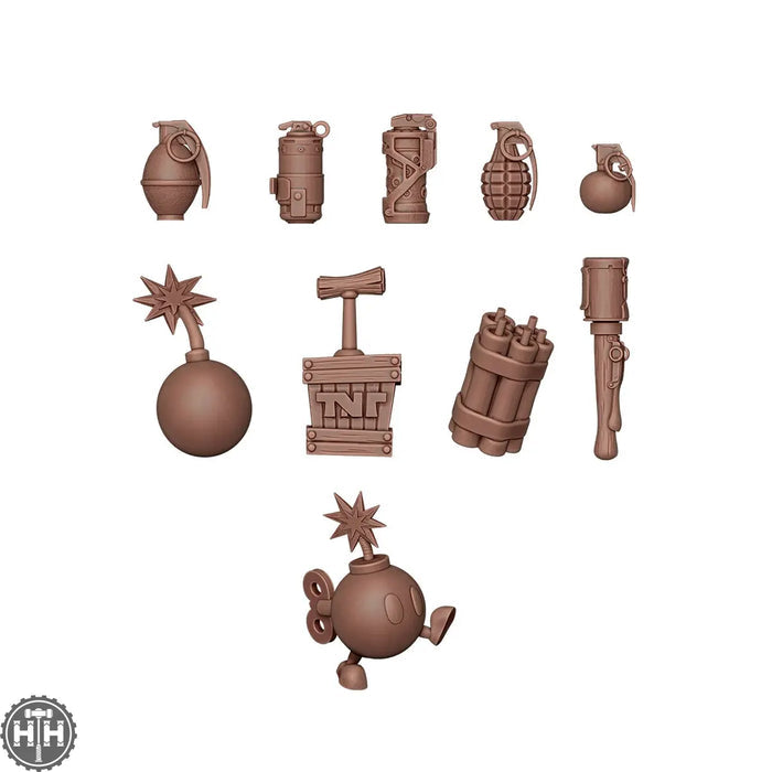 AKBIT0028 Bombs & Grenades AK Interactive