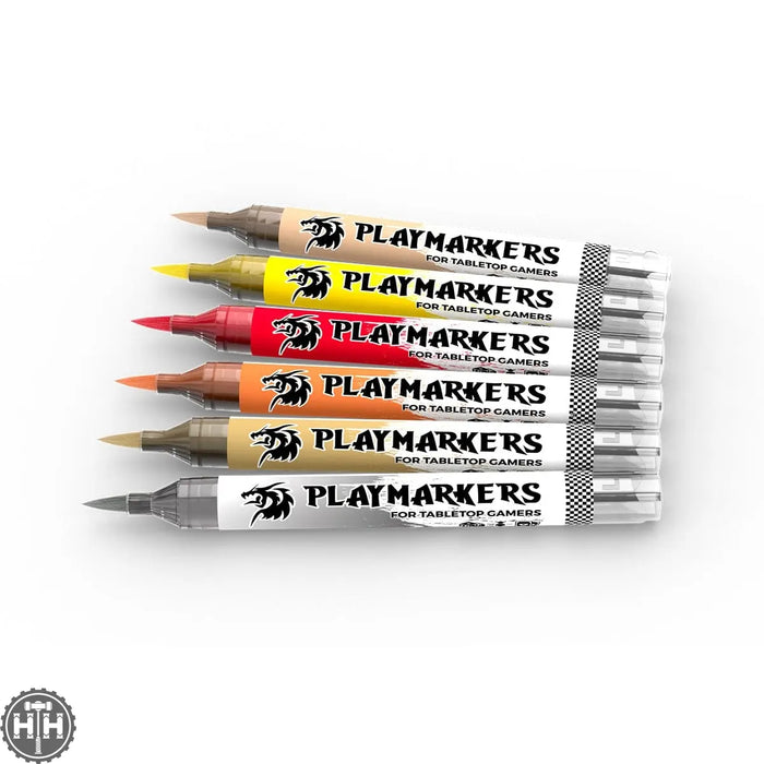 Akm101 Playmarkers Set - Heroes (6 Ref.) AK Playmarkers AK Interactive