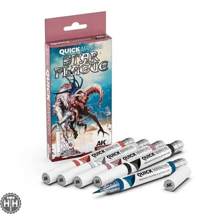 AKMQ105 Star Plague Quick Markers Set AK Interactive