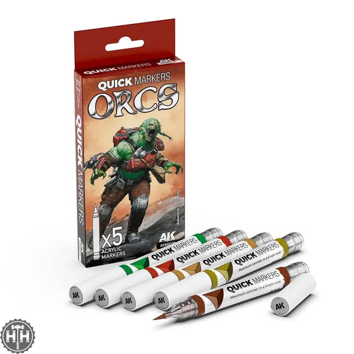 AKMQ106 Orcs Quick Markers Set AK Interactive