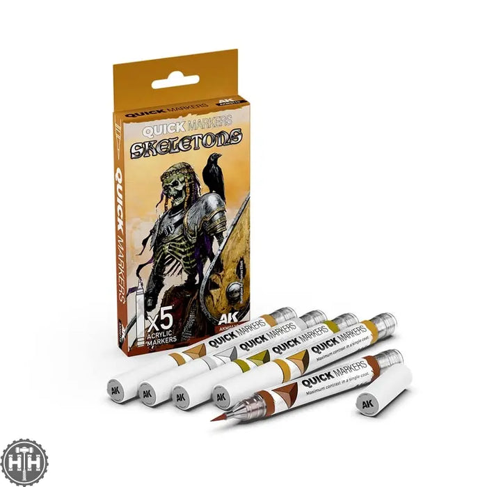 AKMQ110 Skeletons Quick Markers Set AK Interactive