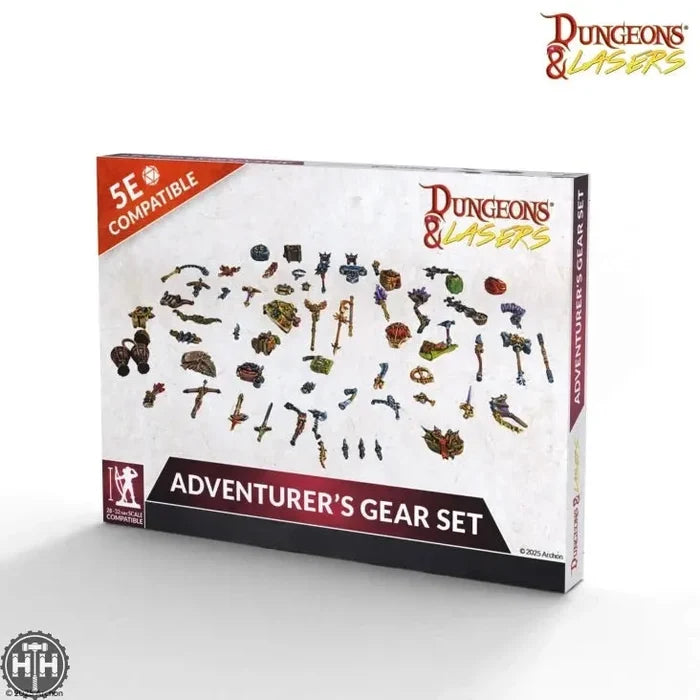 D&L: Adventurer's Gear Set Dungeons & Lasers Archon Studios