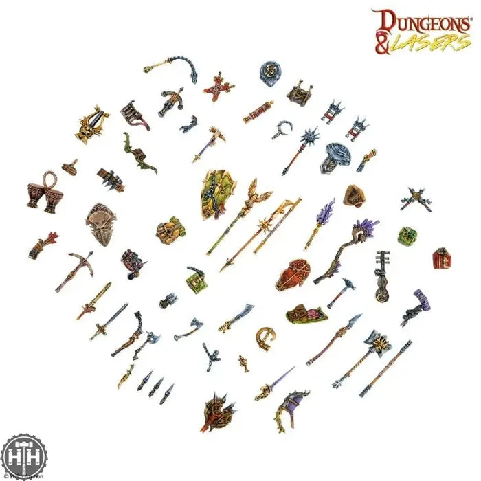 D&L: Adventurer's Gear Set Dungeons & Lasers Archon Studios
