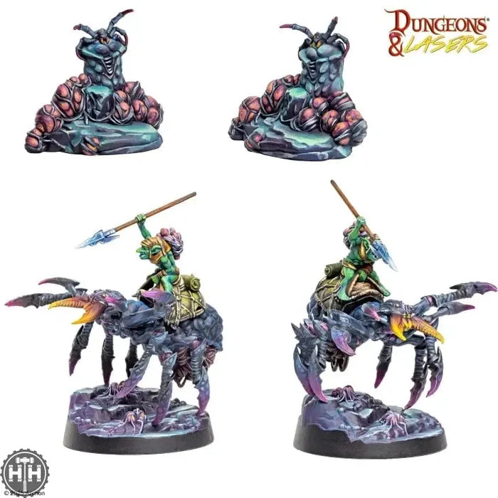 D&L: Miniatures Cave Spiders Dungeons & Lasers Archon Studios