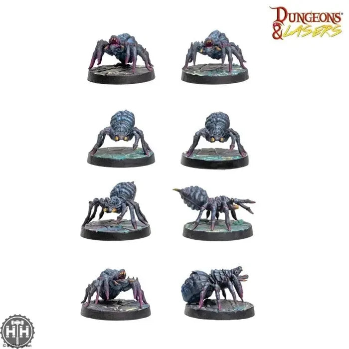 D&L: Miniatures Cave Spiders Dungeons & Lasers Archon Studios