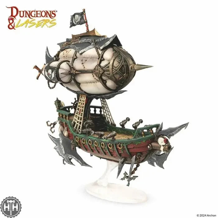 D&L: Miniatures Deuslair: Flying Pirates Airship Dungeons & Lasers Archon Studios