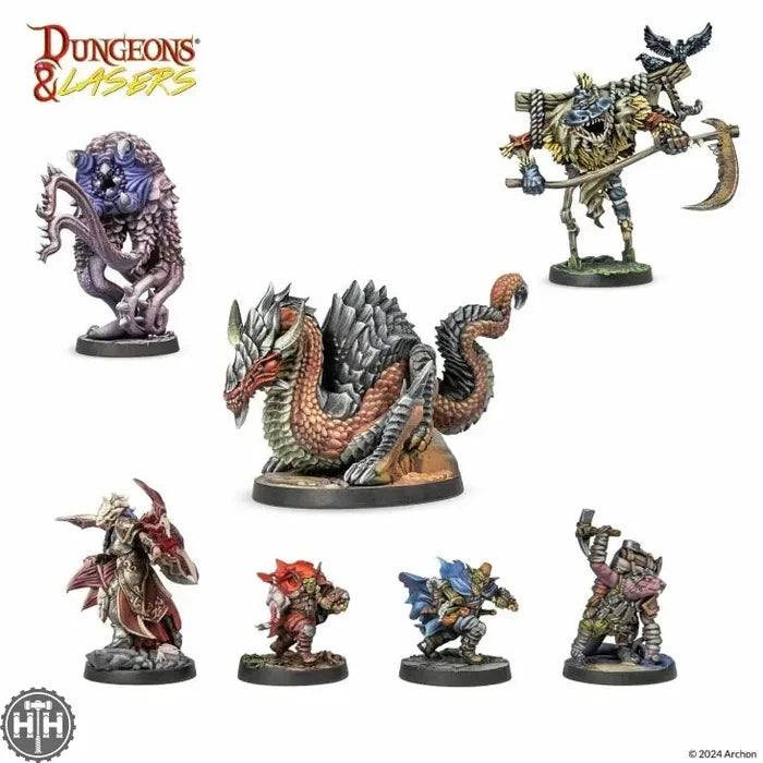 D&L: Miniatures Horrors Of Deuslair Dungeons & Lasers Archon Studios