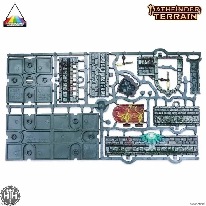 D&L: Prismacast Pathfinder Terrain: Abomination Vaults Pre-Painted Dungeons & Lasers Archon Studios