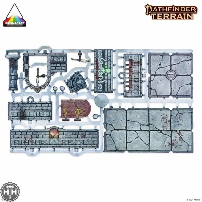 D&L: Prismacast Pathfinder Terrain: Abomination Vaults Pre-Painted Dungeons & Lasers Archon Studios