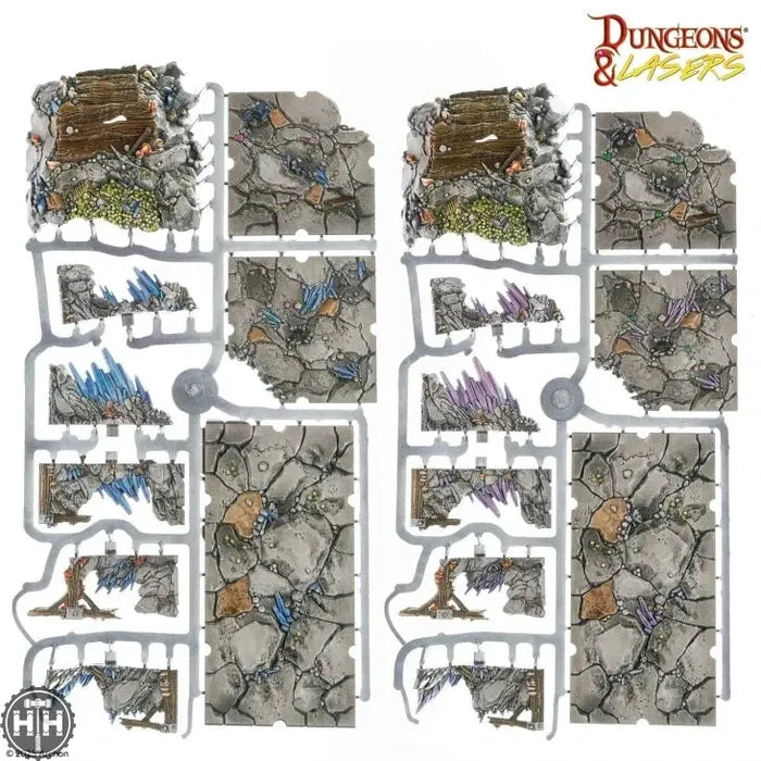 D&L: Prismacast Deep Mines: Pre-Painted Dungeons & Lasers Archon Studios
