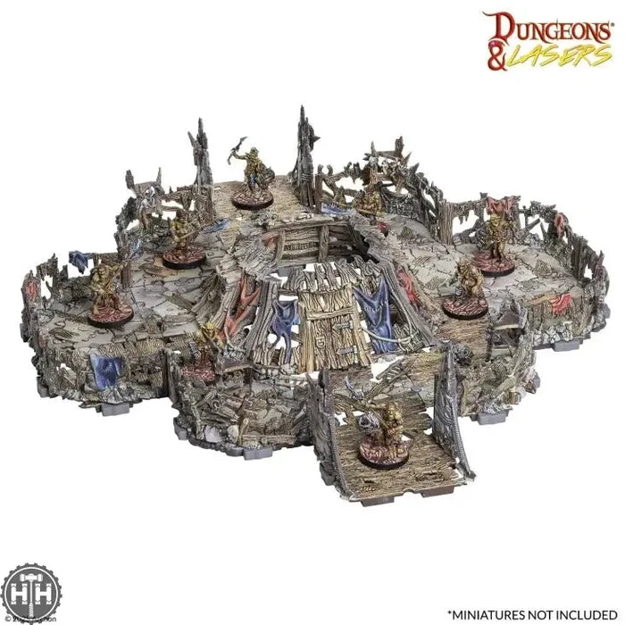 D&L: Prismacast Goblin Lair (Pre-Painted) Dungeons & Lasers Archon Studios