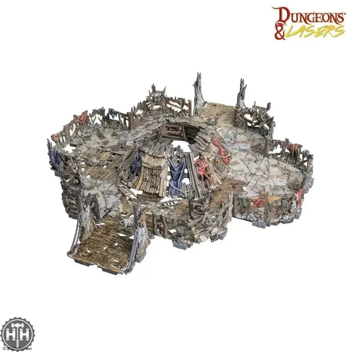 D&L: Prismacast Goblin Lair (Pre-Painted) Dungeons & Lasers Archon Studios