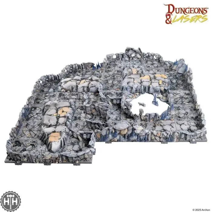 D&L: Prismacast Rocky Caves (Pre-Painted) Dungeons & Lasers Archon Studios