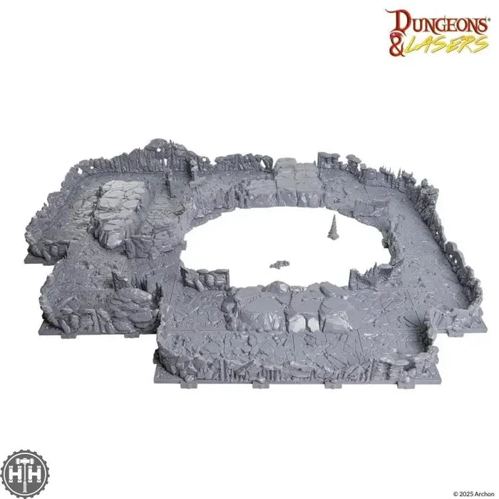 D&L: Half-Height Walls Rocky Caves Dungeons & Lasers Archon Studios