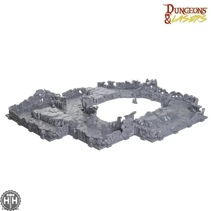 D&L: Half-Height Walls Rocky Caves Dungeons & Lasers Archon Studios