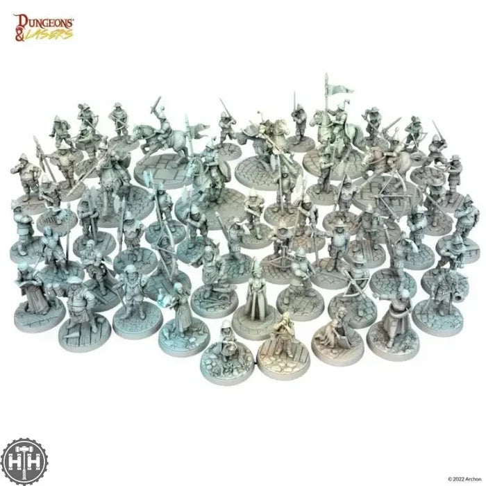 D&L: Townsfolk Miniature Pack Dungeons & Lasers Archon Studios