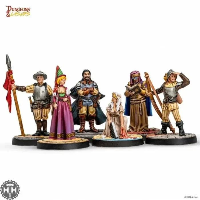 D&L: Townsfolk Miniature Pack Dungeons & Lasers Archon Studios