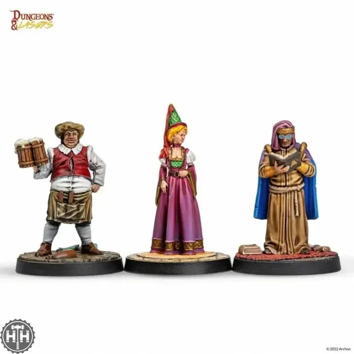 D&L: Townsfolk Miniature Pack Dungeons & Lasers Archon Studios