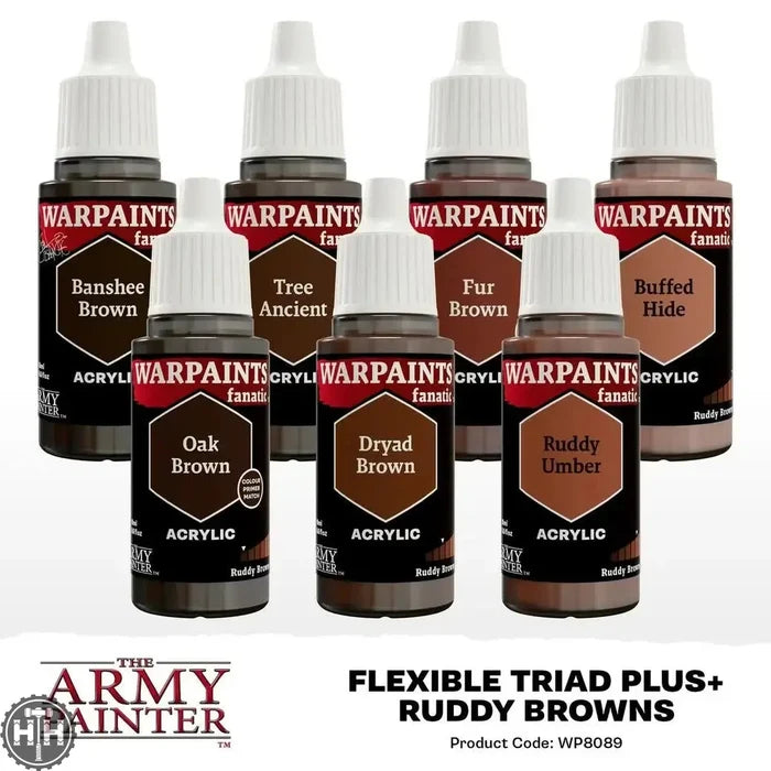 Army Painter Flexible Triad: Ruddy Browns Paint Set Army Painter