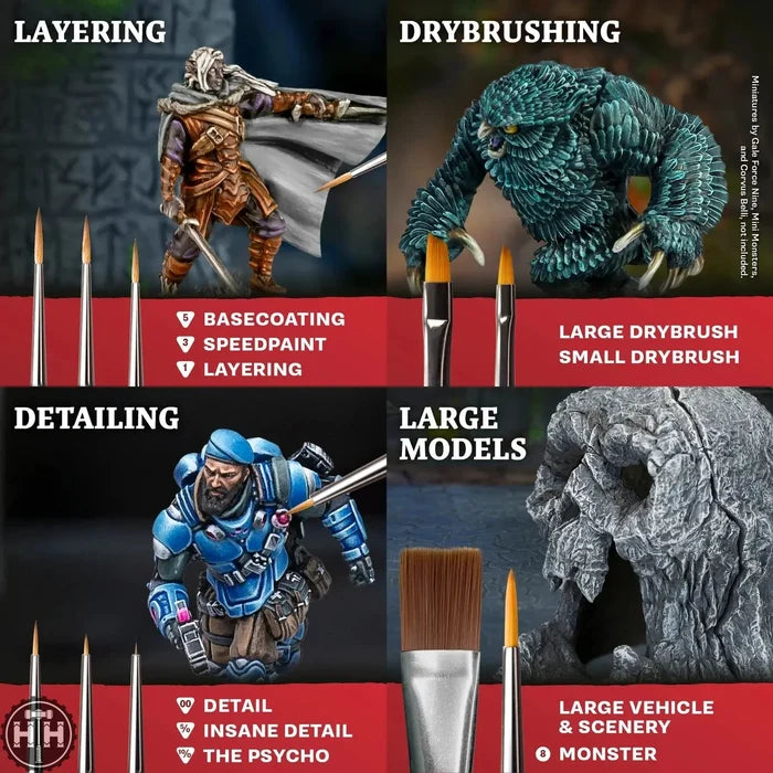Army Painter Mega Brush Set (2025) Army Painter Brushes Army Painter