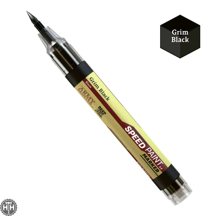Army Painter Speedpaint Marker - Grim Black Speedpaint Army Painter