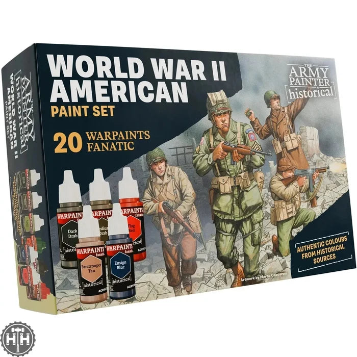 Army Painter Warpaints Fanatic: World War II American Warpaints Fanatic Set Army Painter