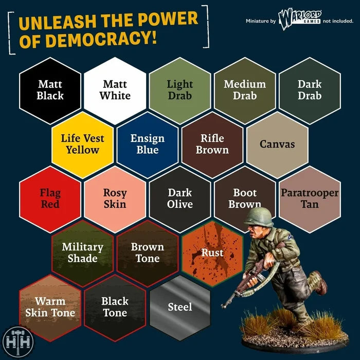Army Painter Warpaints Fanatic: World War II American Warpaints Fanatic Set Army Painter