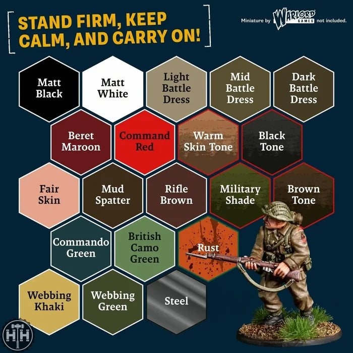 Army Painter Warpaints Fanatic: World War II British Warpaints Fanatic Set Army Painter
