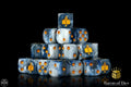 Baron Of Dice: 16mm D6, Golden Tome Dice 25pcs 16mm D6 Designs Baron of Dice