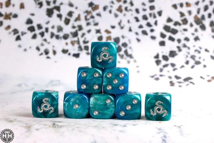 Baron Of Dice: 16mm D6, Hydra Dice 25pcs 16mm D6 Designs Baron of Dice