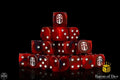 Baron Of Dice: 16mm D6 Imperial Helm, Red 25pcs 16mm D6 Designs Baron of Dice