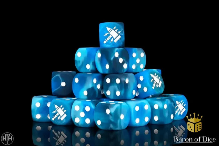 Baron Of Dice: 16mm D6 Kings Of War, Riftforged Orcs 25pcs 16mm D6 Designs Baron of Dice