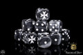 Baron Of Dice: 16mm D6, Knight Templars Dice2 25pcs 16mm D6 Designs Baron of Dice
