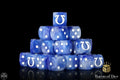 Baron Of Dice: 16mm D6, Omega White Dice 25pcs 16mm D6 Designs Baron of Dice