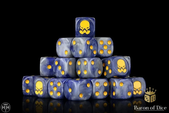 Baron Of Dice: 16mm D6, Patriarch Grunt Dice 25pcs 16mm D6 Designs Baron of Dice