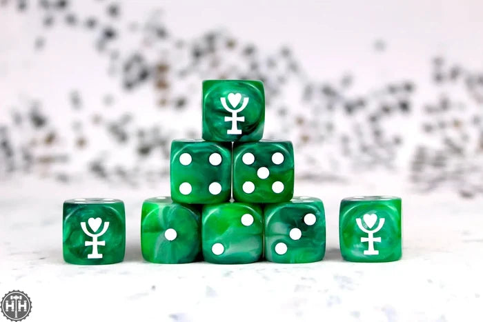 Baron Of Dice: 16mm D6, Reincarnate Dice 25pcs 16mm D6 Designs Baron of Dice