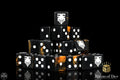 Baron Of Dice: 16mm D6, Seething Lava Dice 25pcs 16mm D6 Designs Baron of Dice